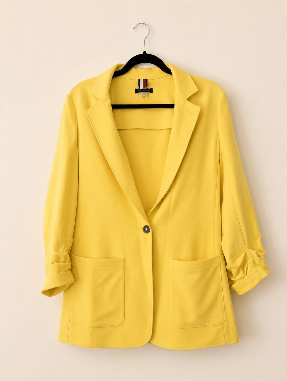 Tommy Hilfiger Bright Yellow Blazer Jacket